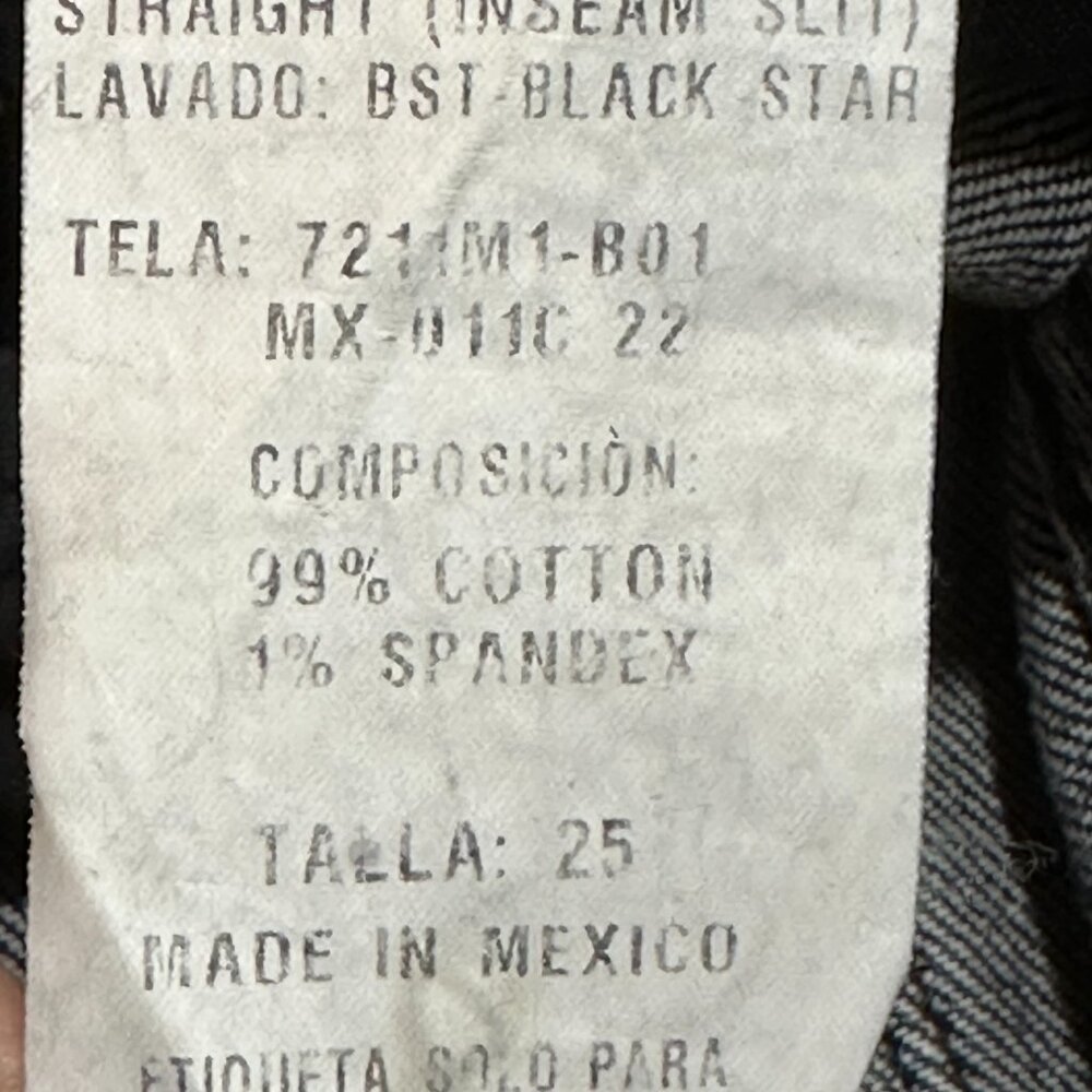 Hudson Nico Mid Rise Straight Inseam Split Black Star Denim Jeans Size 25 NWT - Picture 11 of 11